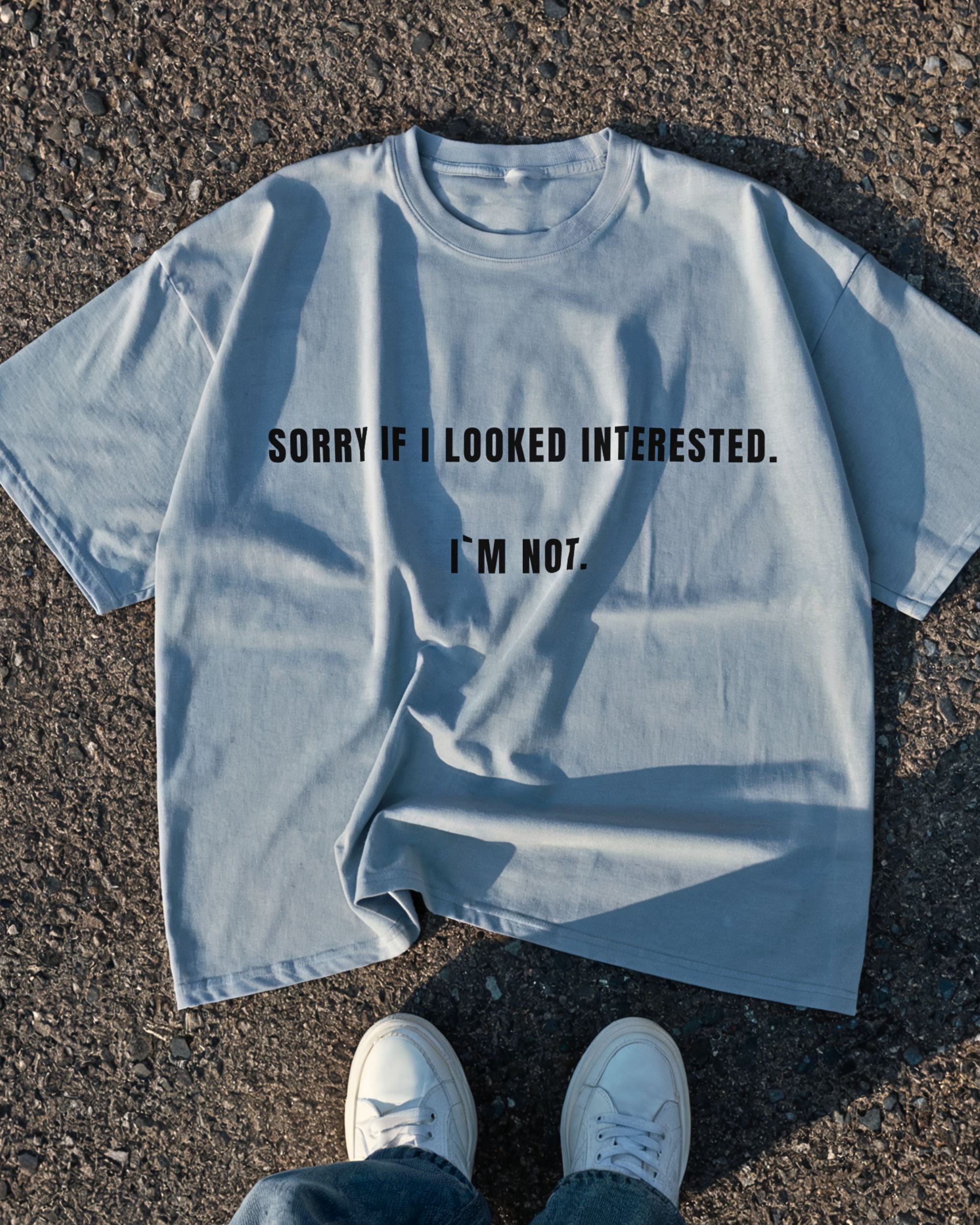 I'M NOT. - Oversized Shirt