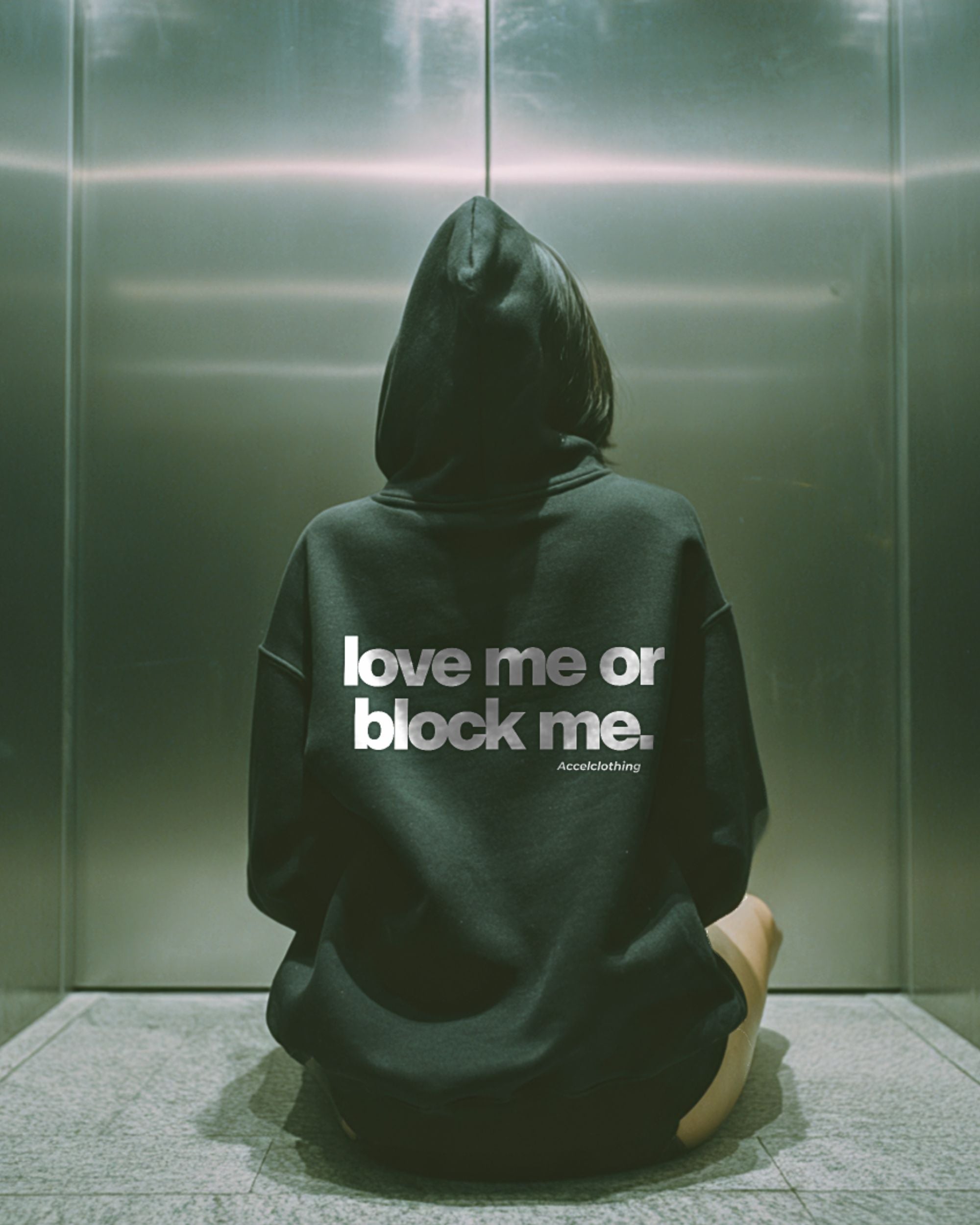 Love me or block me. - Oversized Hoodie