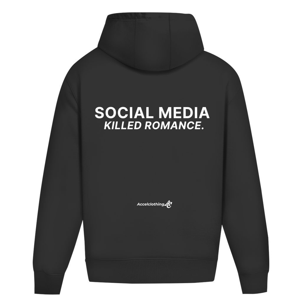 Social Media killed romance - Oversize Hoodie