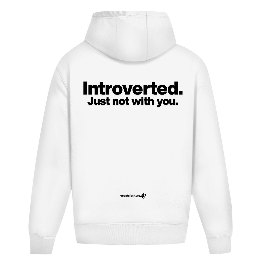 Introverted. - Oversized Hoodie