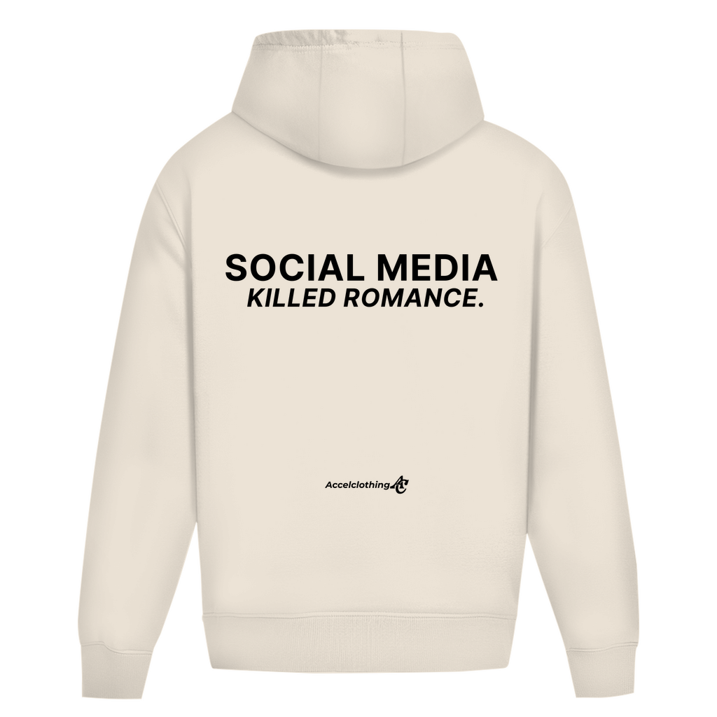 Social Media killed romance - Oversize Hoodie