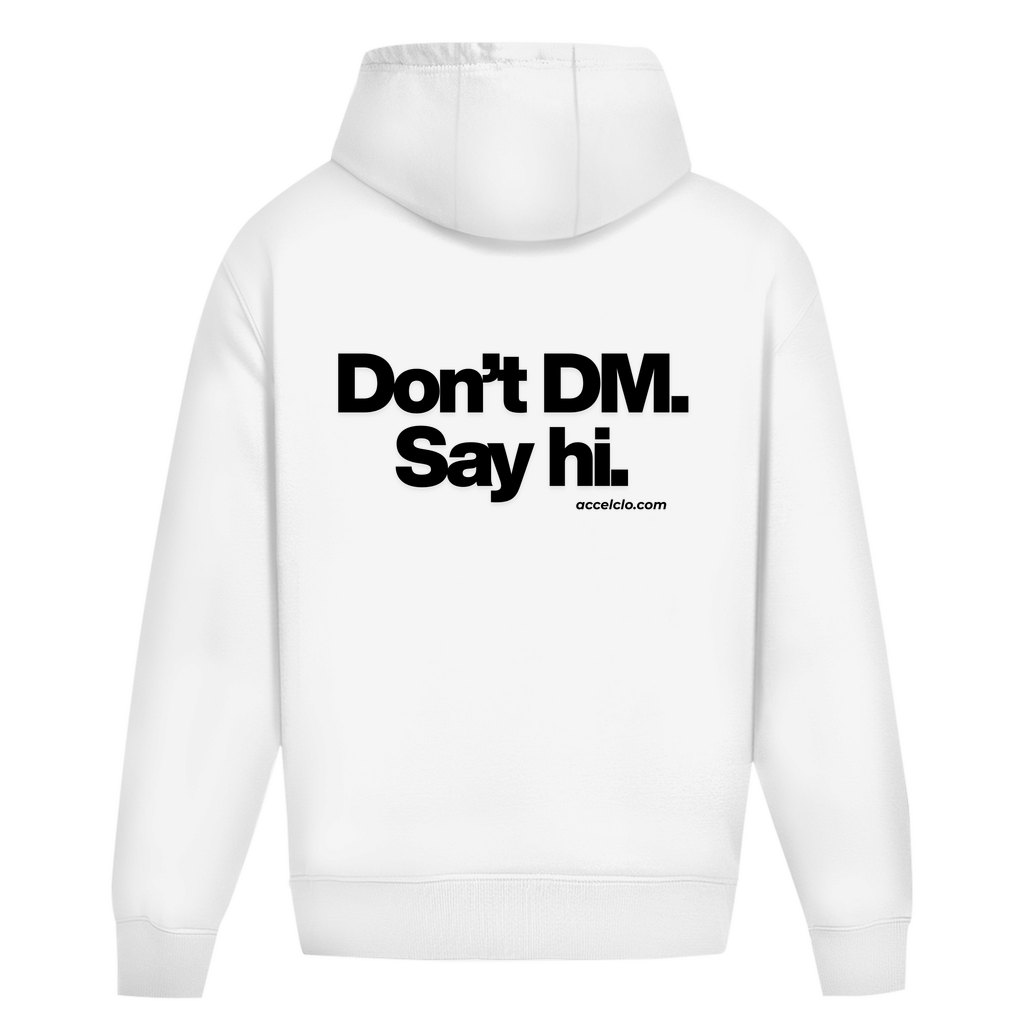Say hi. - Oversized Hoodie