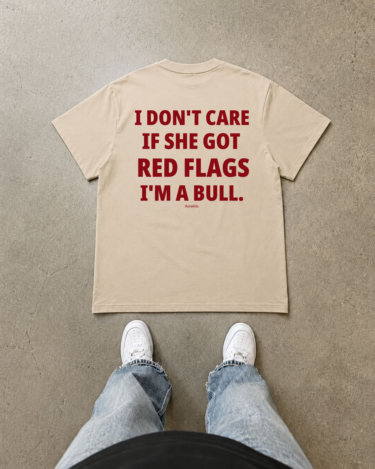 I Don'T Care – Oversize T-Shirt