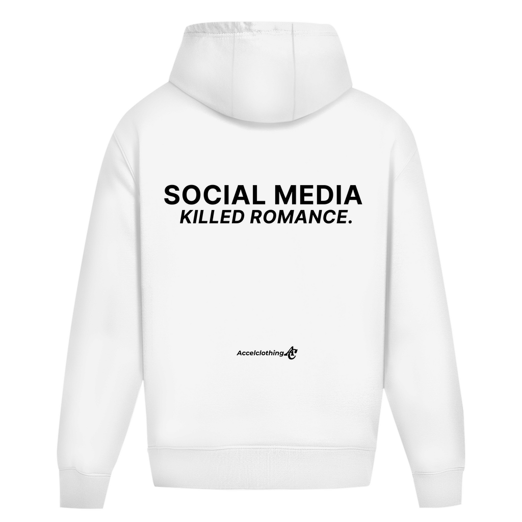 Social Media killed romance - Oversize Hoodie