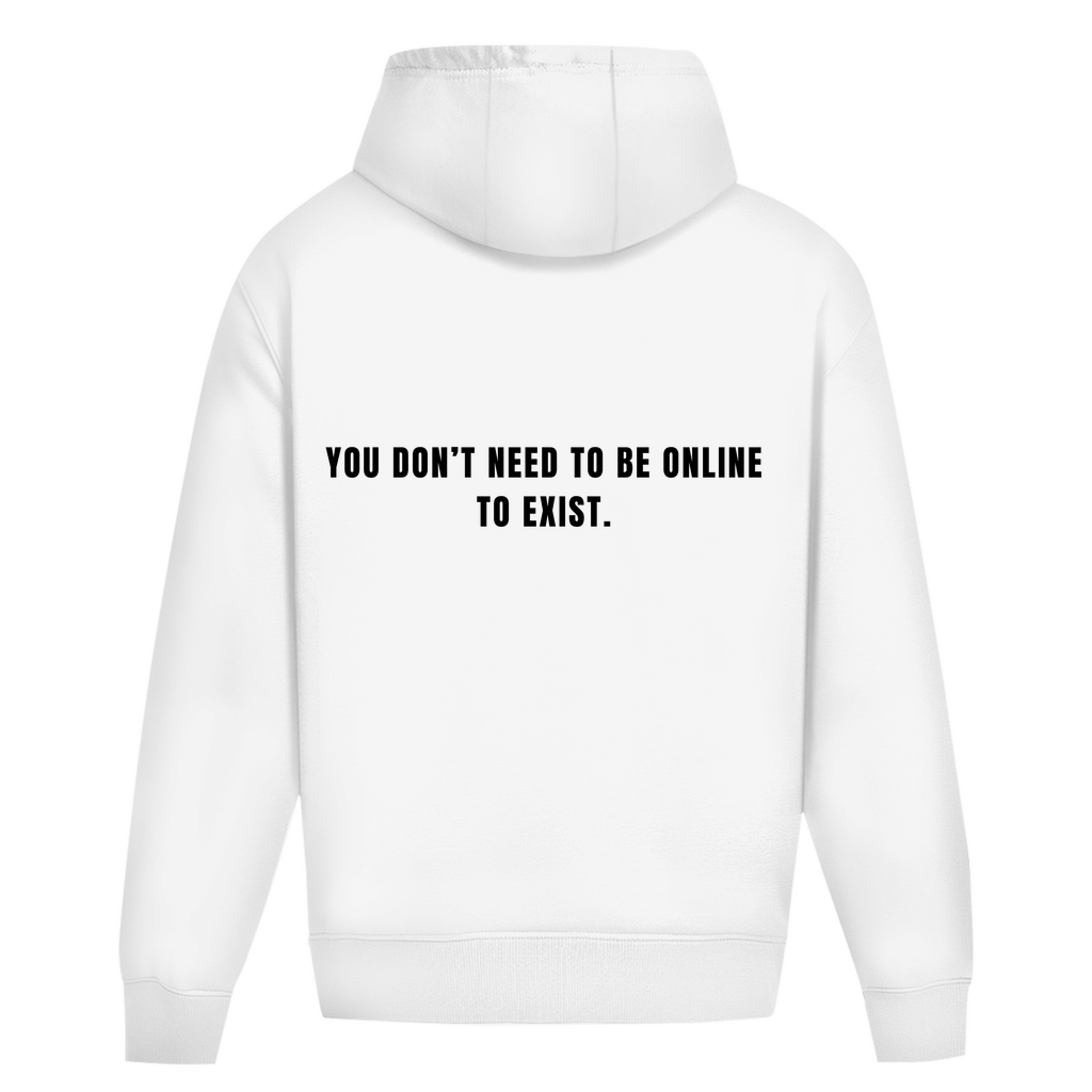 you exist - Oversized Hoodie