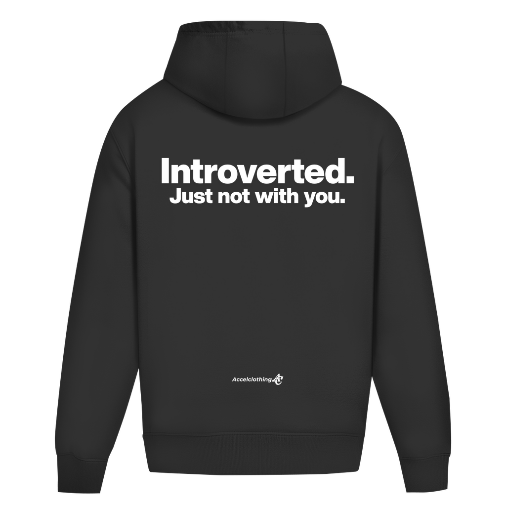 Introverted. - Oversized Hoodie