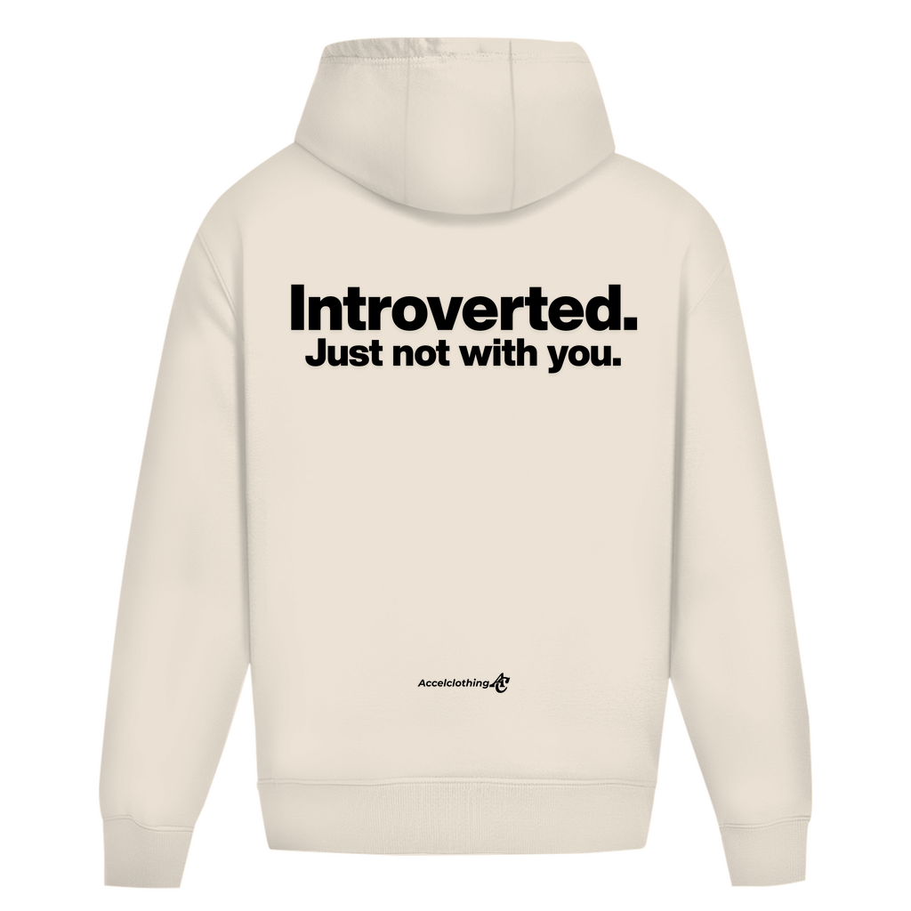 Introverted. - Oversized Hoodie