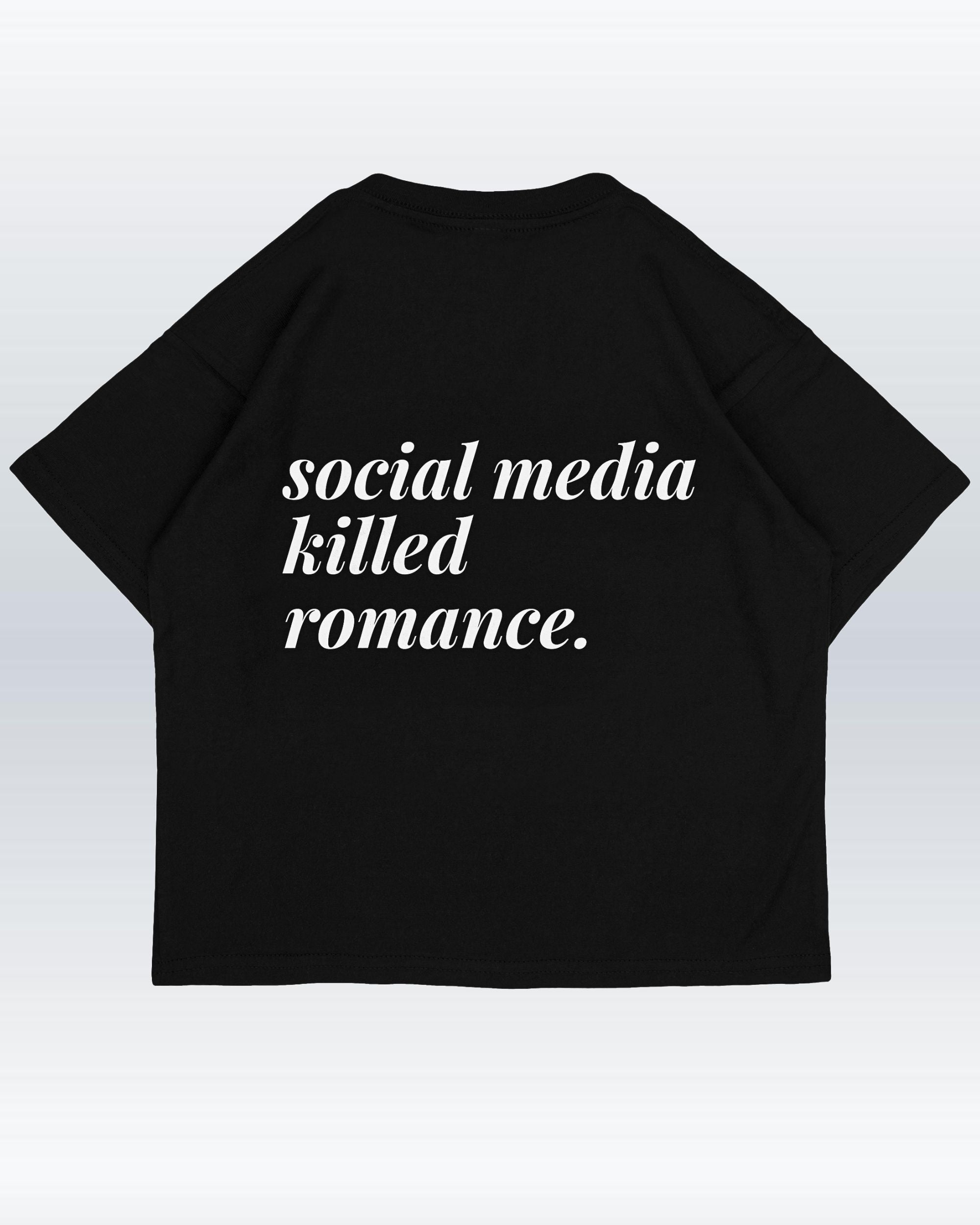 social media signatur - Oversized Shirt