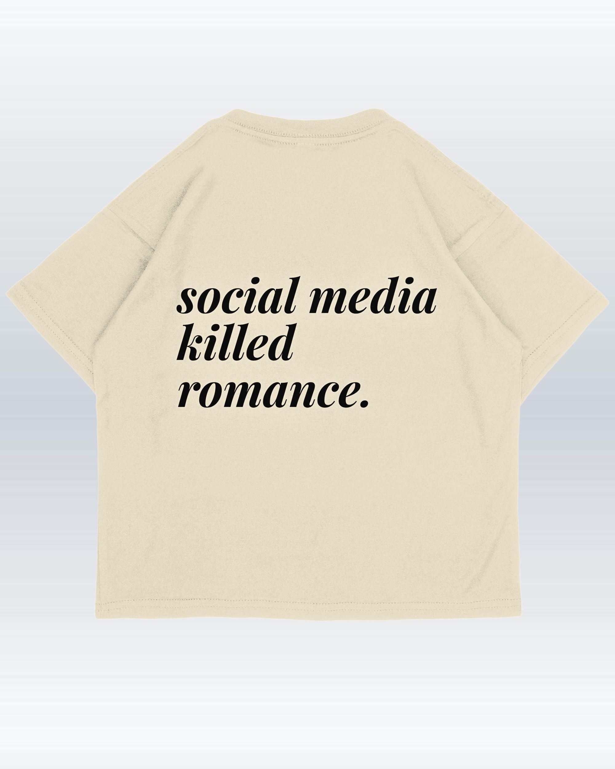 social media signatur - Oversized Shirt