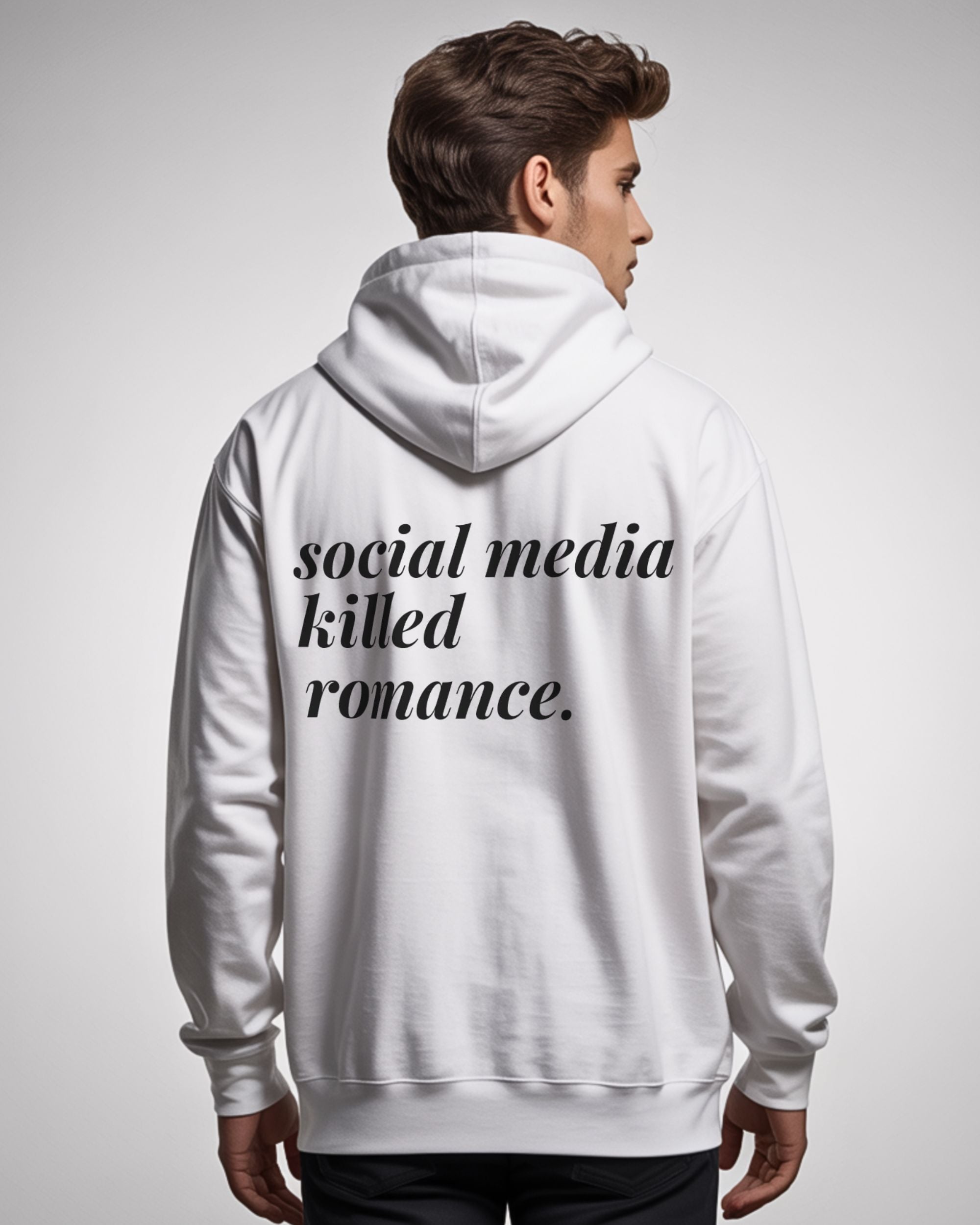 social media signatur - Oversized Hoodie