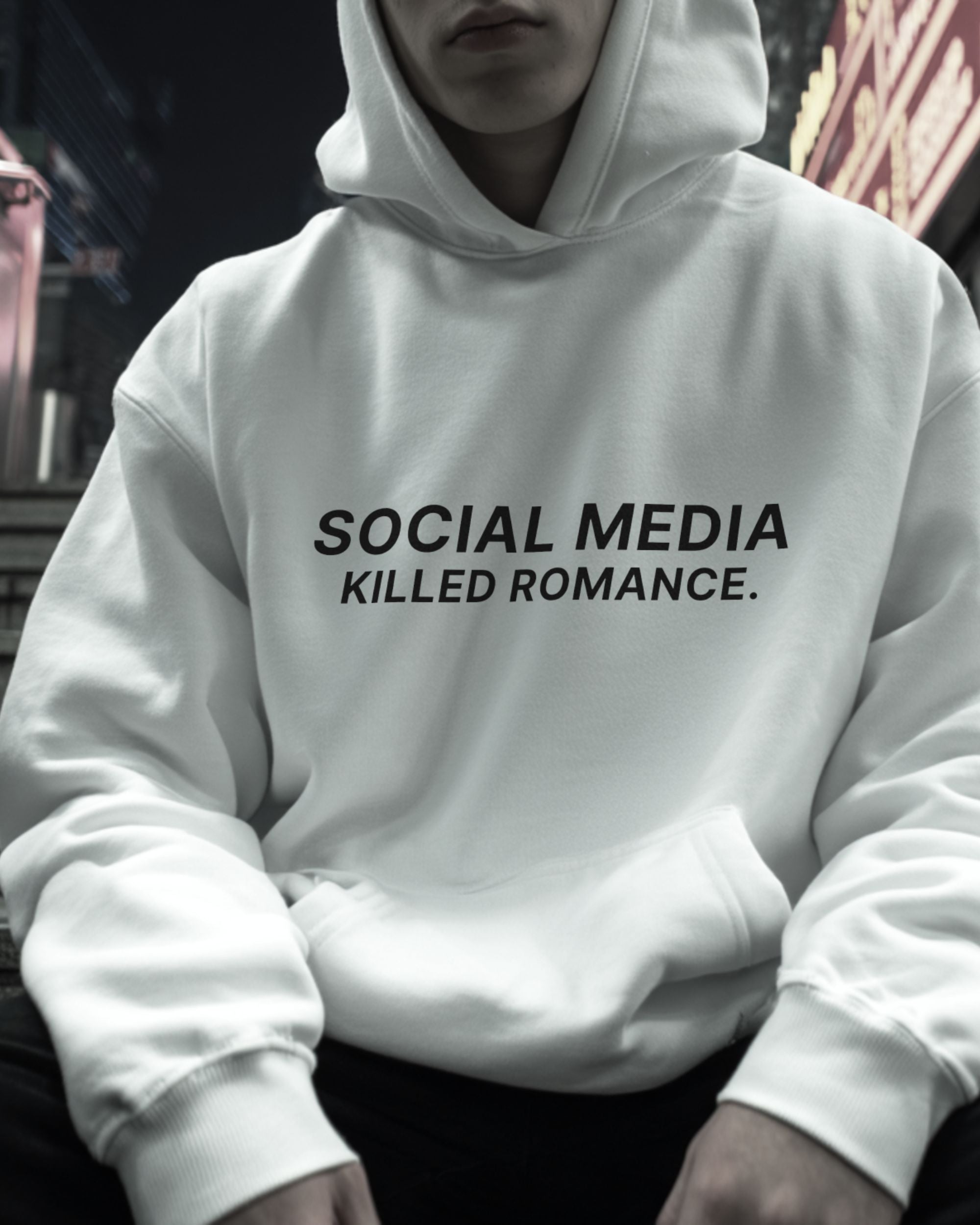 social media - Oversized Hoodie