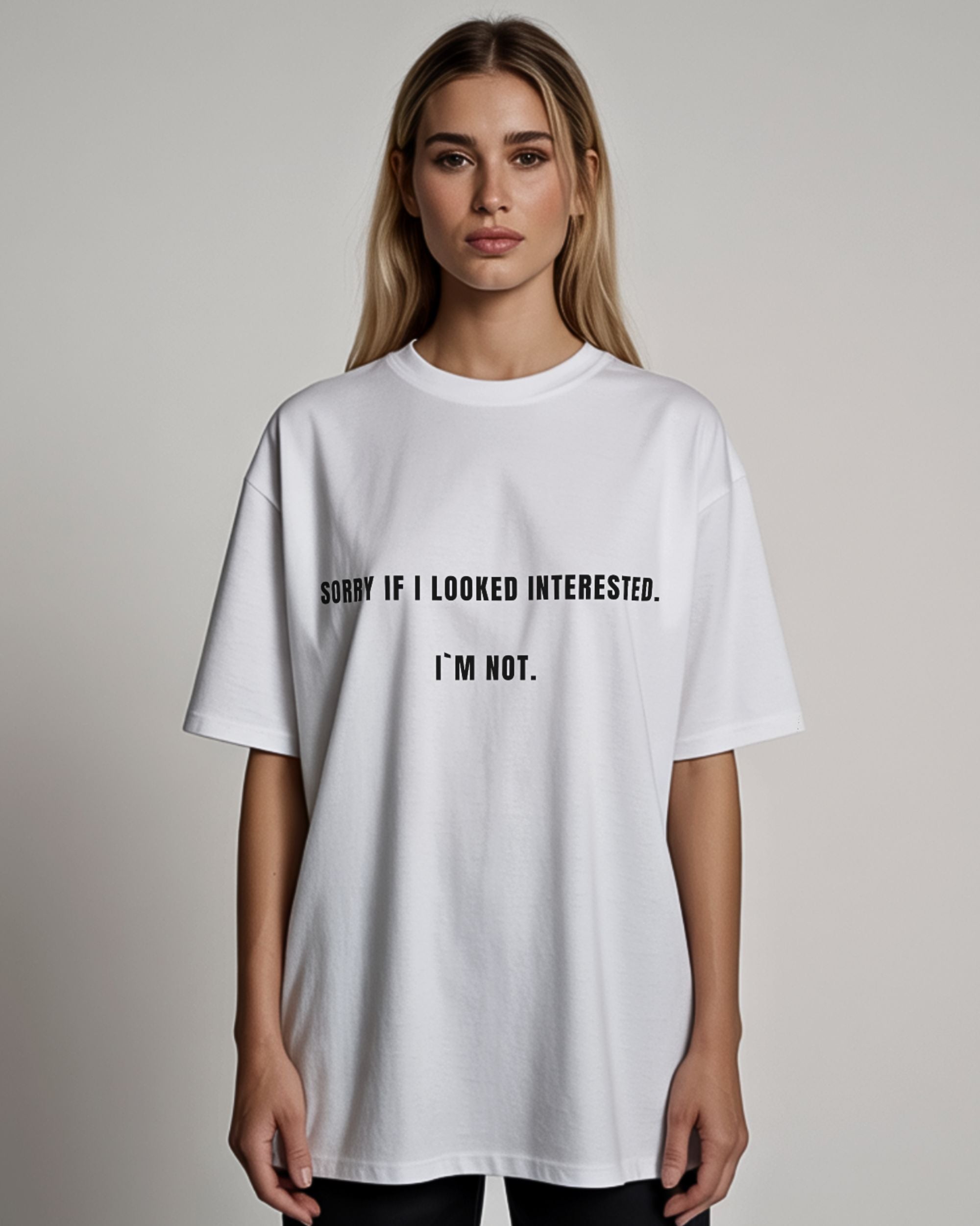 I'M NOT. - Oversized Shirt