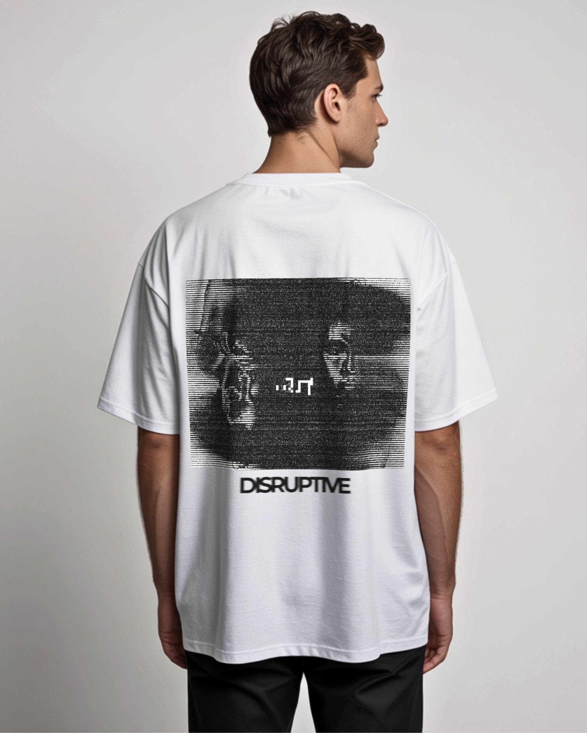 Blurred Faces oversized Shirt