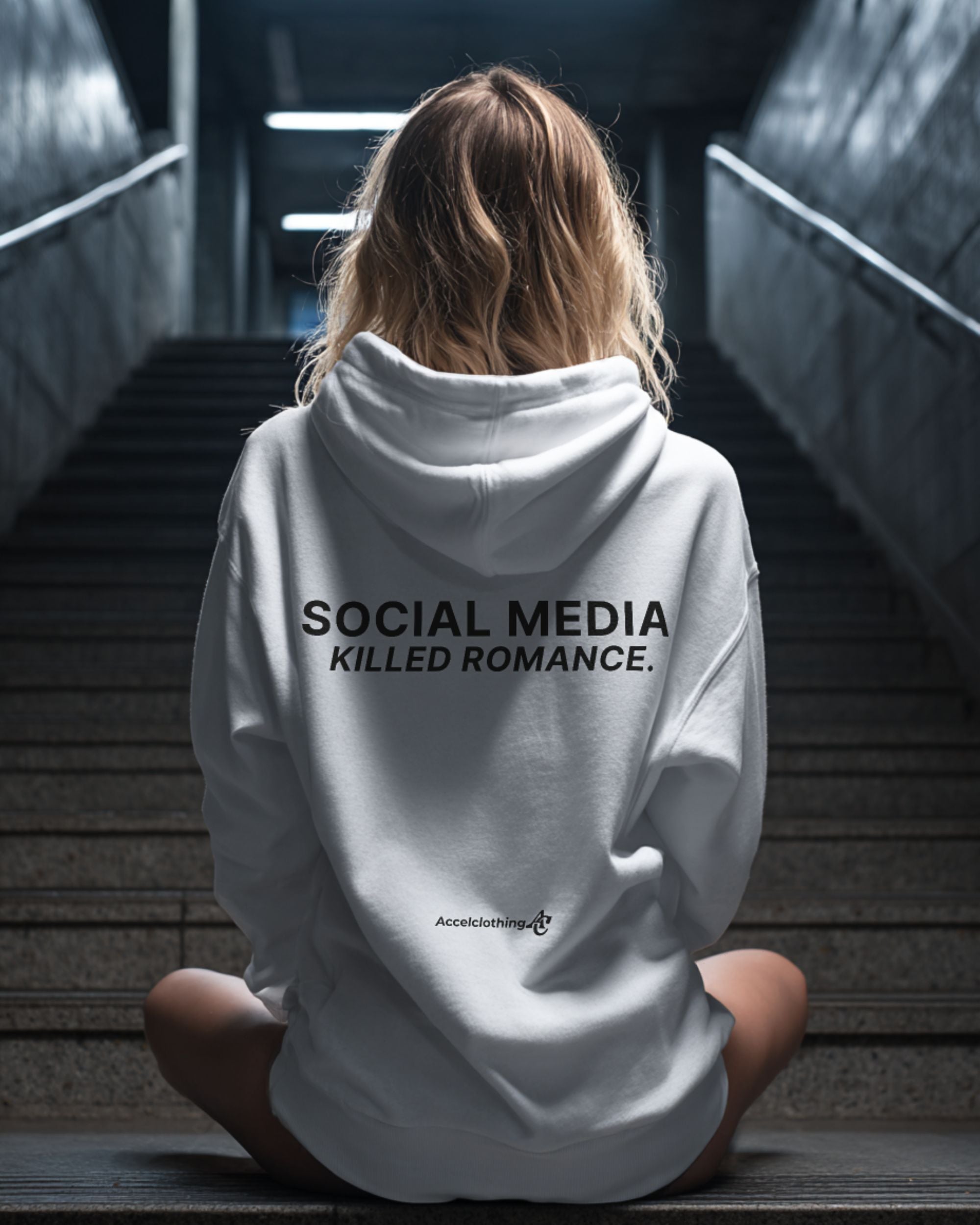 Social Media killed romance - Oversize Hoodie