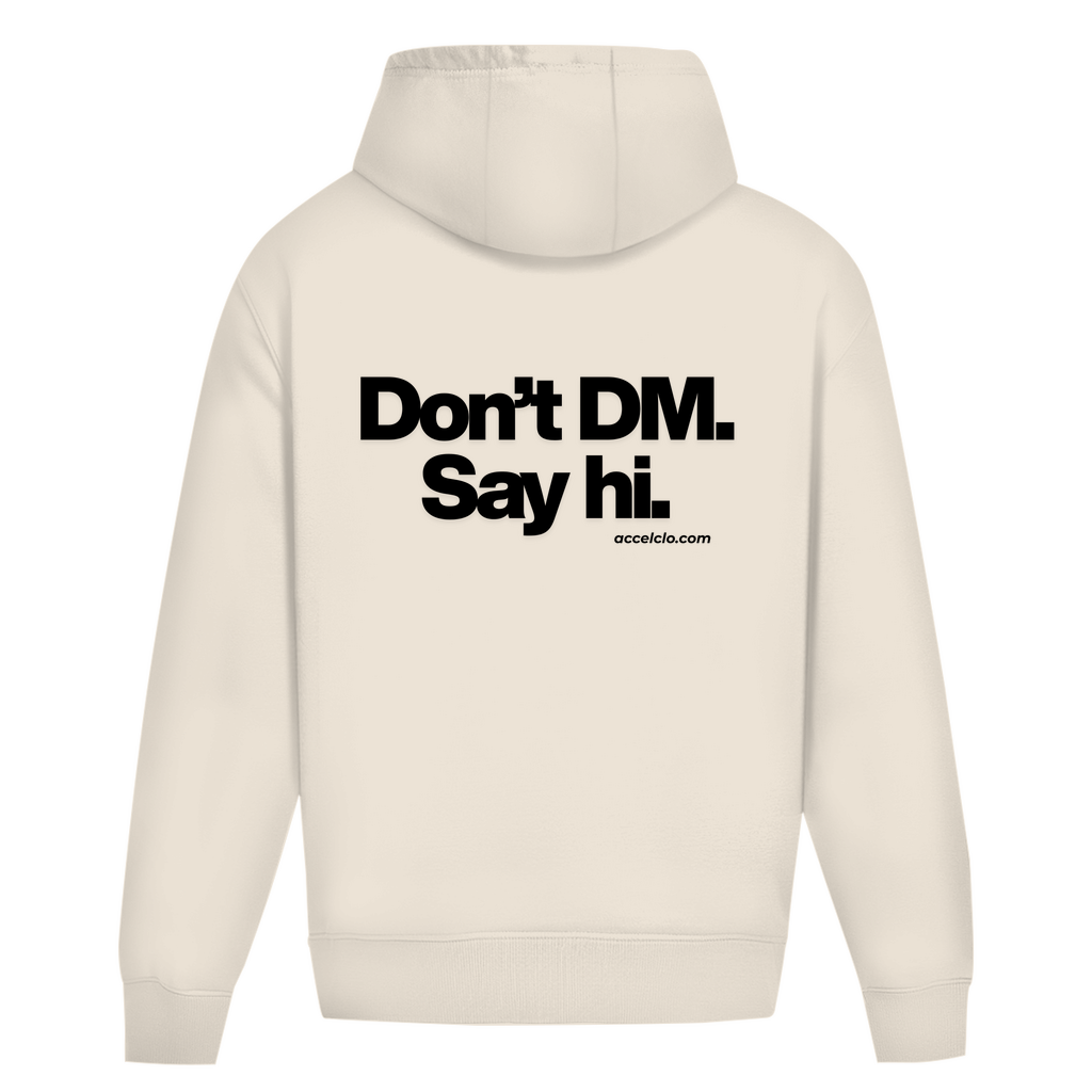 Say hi. - Oversized Hoodie