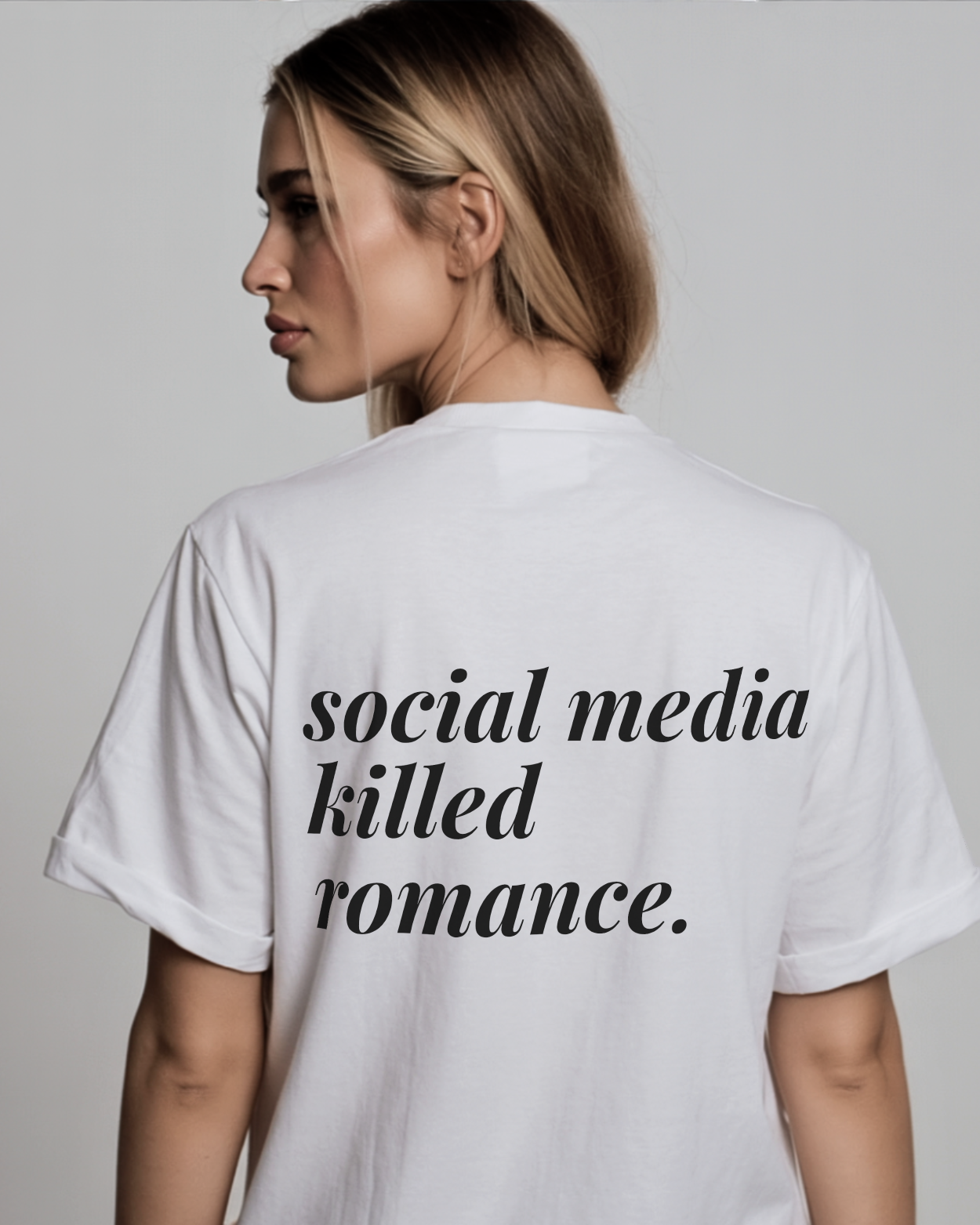 social media signatur - Oversized Shirt