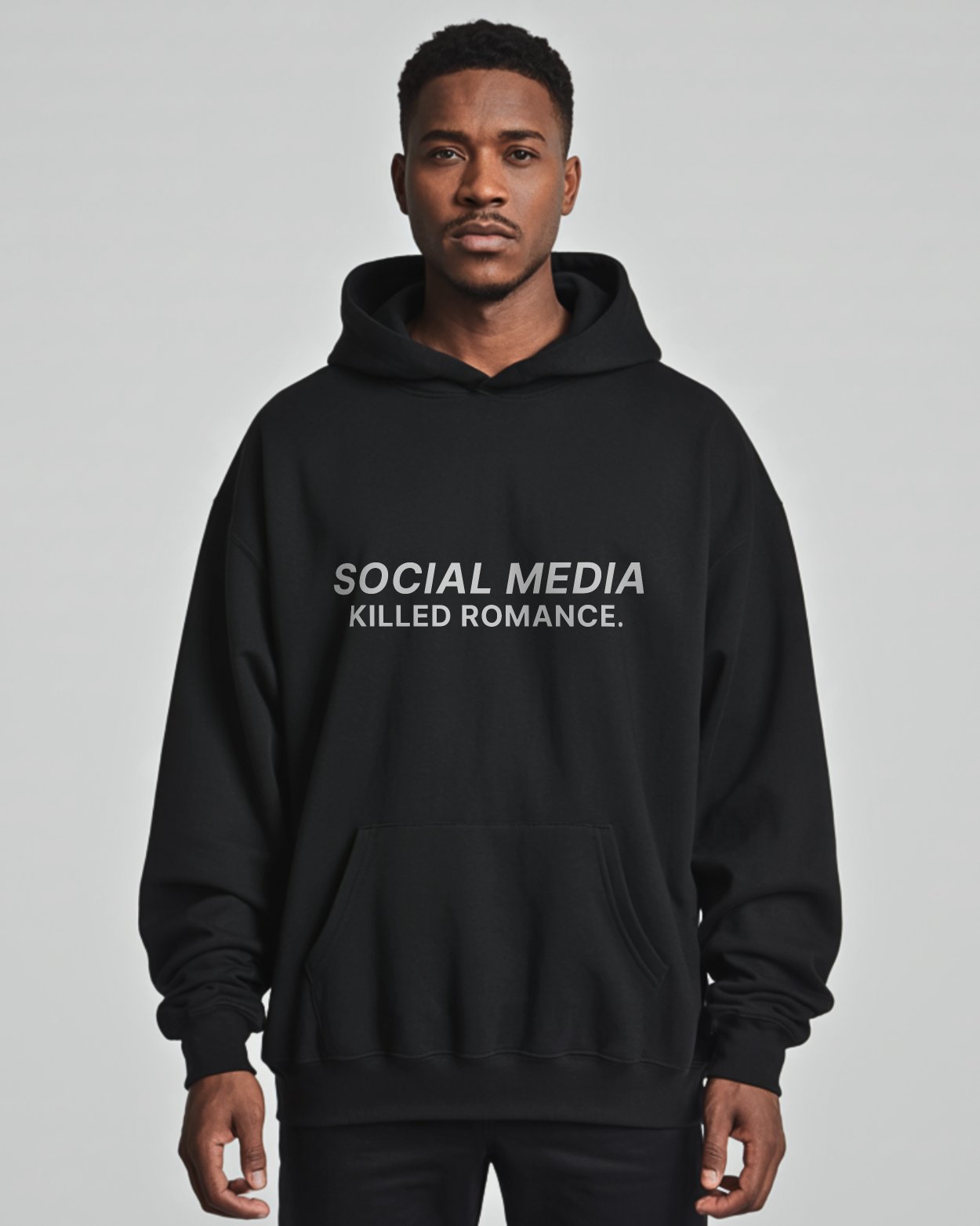 social media - Oversized Hoodie